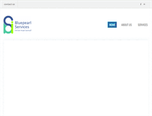 Tablet Screenshot of bluepearlservicesintl.com